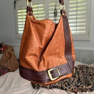 NWOT Brown Italian Leather Purse